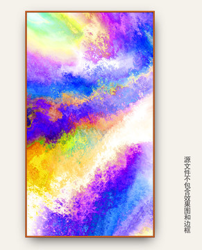 抽象油畫