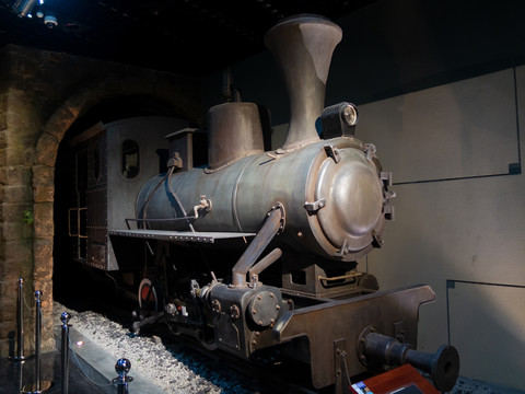 重庆三峡博物馆北川铁路蒸汽机车