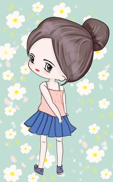 卡通女孩