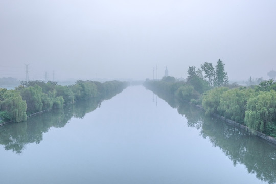 运河烟雨