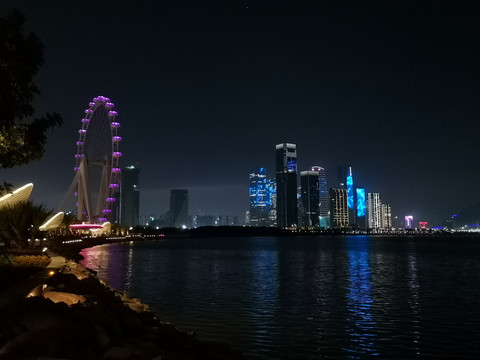 深圳摩天轮夜景