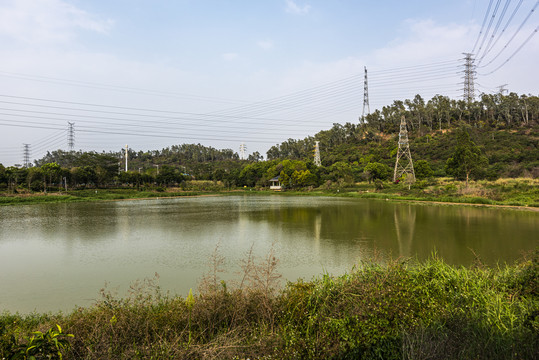 深圳麒麟山公园麒麟湖