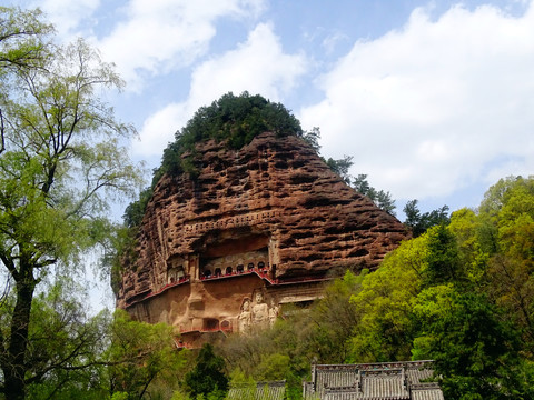 麦积山风景