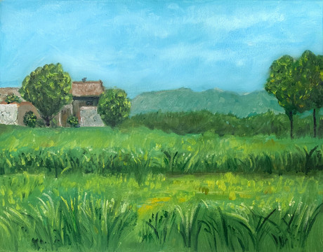 油畫風景