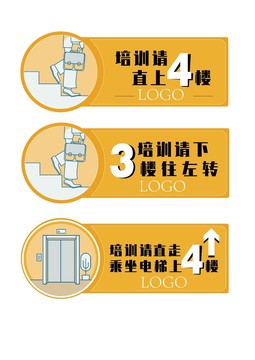 導(dǎo)視牌電梯樓梯培訓(xùn)上下樓