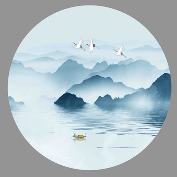 水墨裝飾畫
