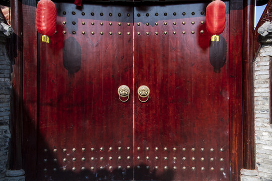 中式传统大红门