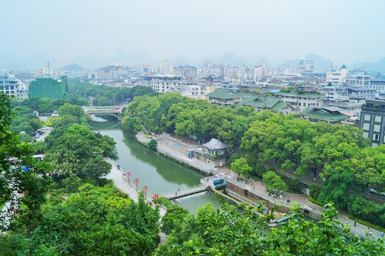 桂林市区风光