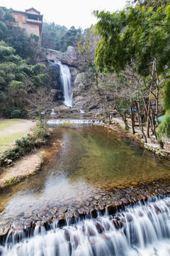 天台石梁飞瀑