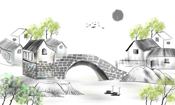 江南水墨畫