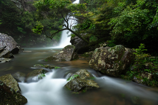 井岗山涧溪流