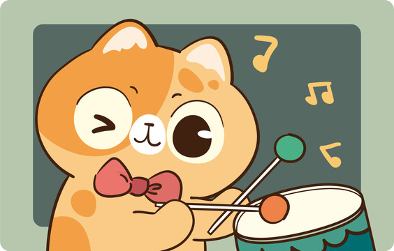 猫猫鼓手