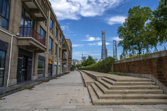 上海外马路老码头街景