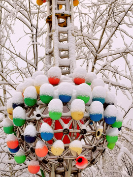 春天的雪挂