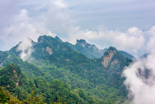 中国湖北十堰武当山风光