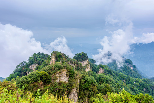 中国湖北十堰武当山风光