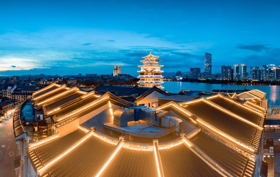 惠州合江楼夜景