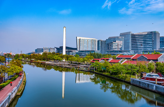 上海长宁苏州河景观步廊