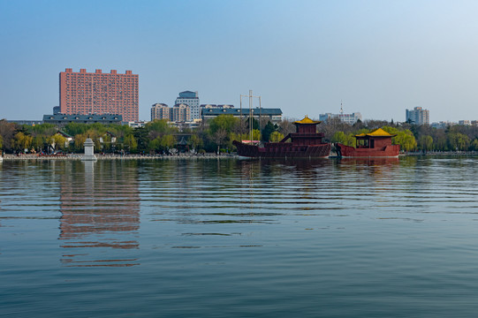 山东济南大明湖风景区