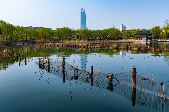 山东济南大明湖风景区