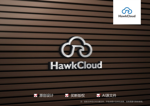 鷹之云標志logo