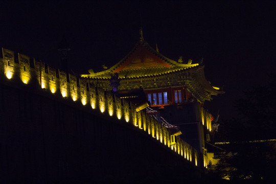 丽景门夜景