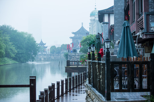 里运河烟雨