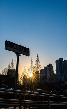 上海多伦路街景