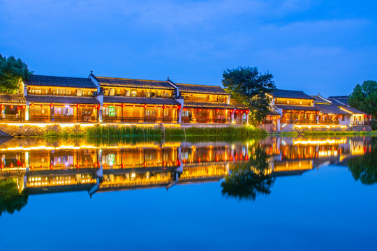 塘栖古镇夜景