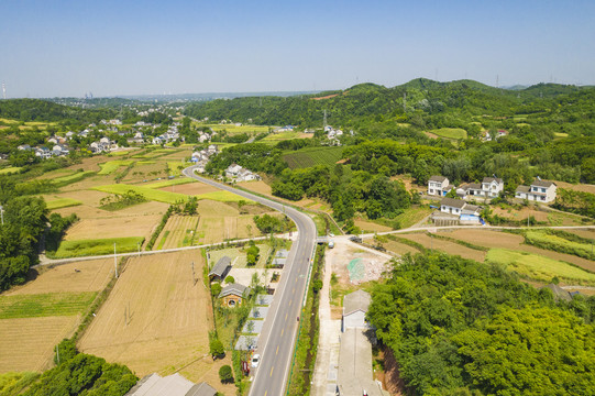 乡村公路航拍