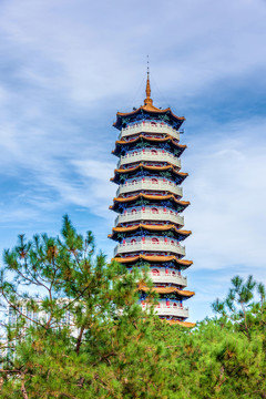 中国湖北十堰重阳塔