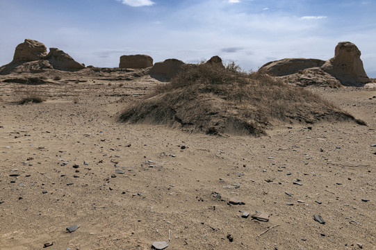 沙漠古城遗迹