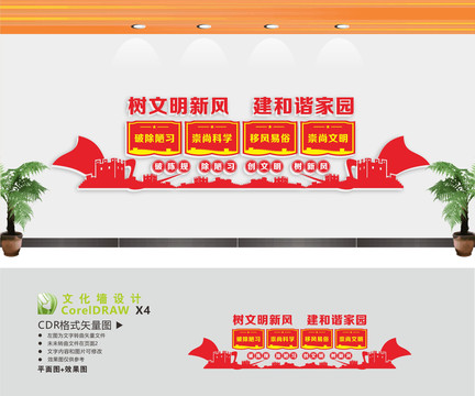 移風(fēng)易俗文化墻