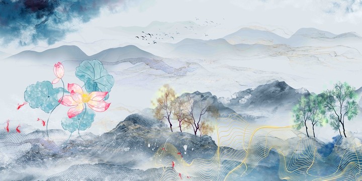 新中式水墨畫