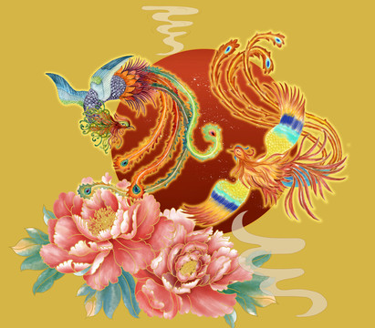 國潮包裝插畫