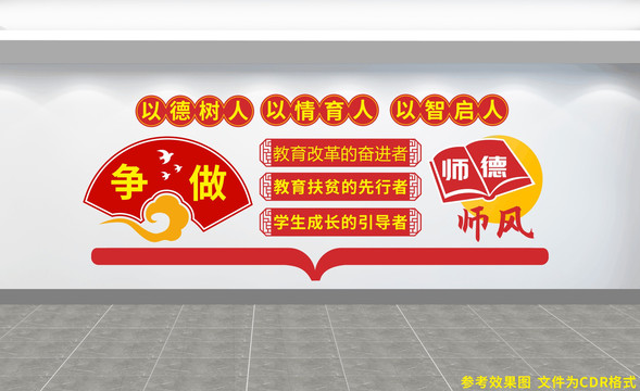 師德師風(fēng)文化墻