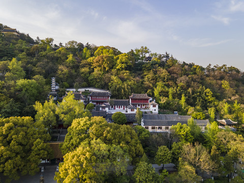 航拍南通狼山