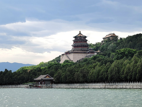 北京颐和园万寿山佛香阁