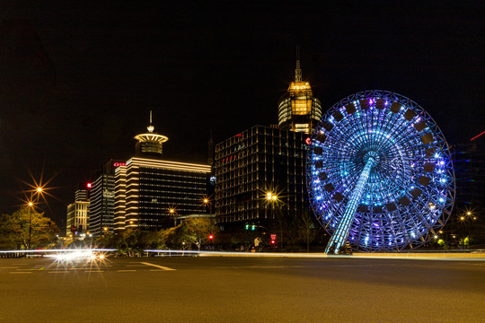 夜景日晷