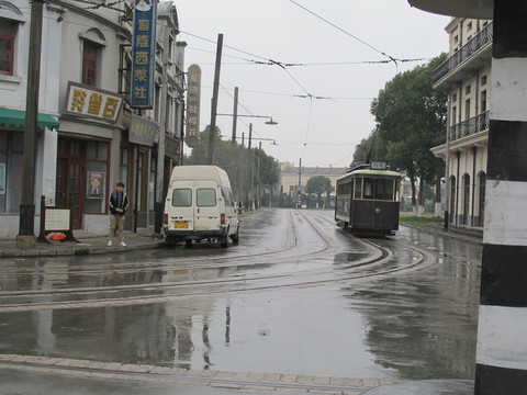 中山城影视基地电车街道