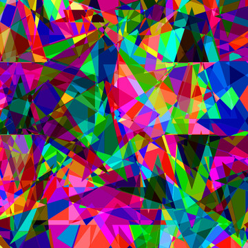 抽象北欧彩色几何