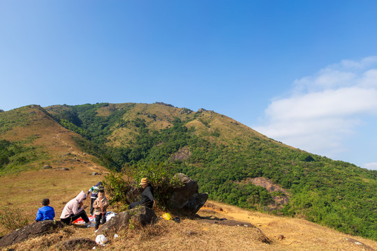 防城港望洲顶山顶风光