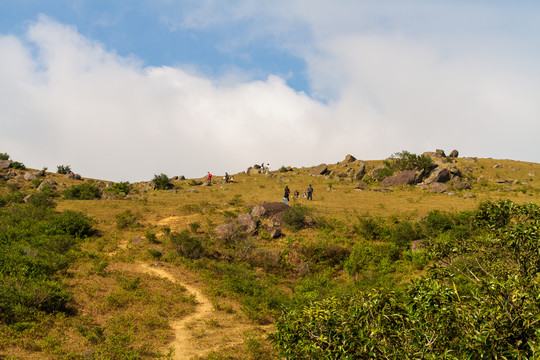 防城港望州顶山顶风光