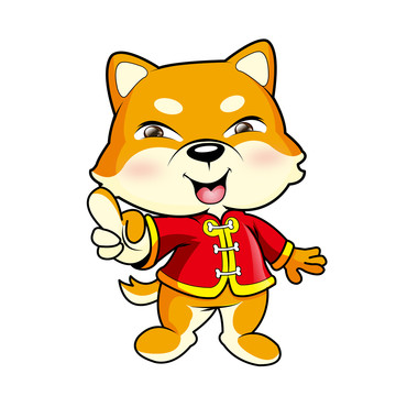 秋田犬卡通設(shè)計(jì)