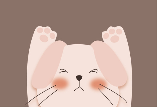 可愛小狗插畫