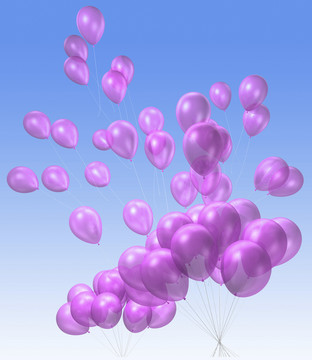 气球组的三维渲染