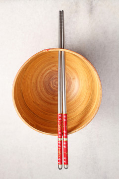 碗筷顶视图