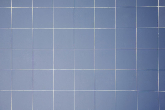 蓝色小瓷砖组合墙