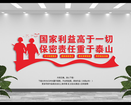 保密背景墻