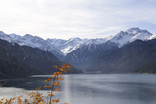 新疆天山风景雪山